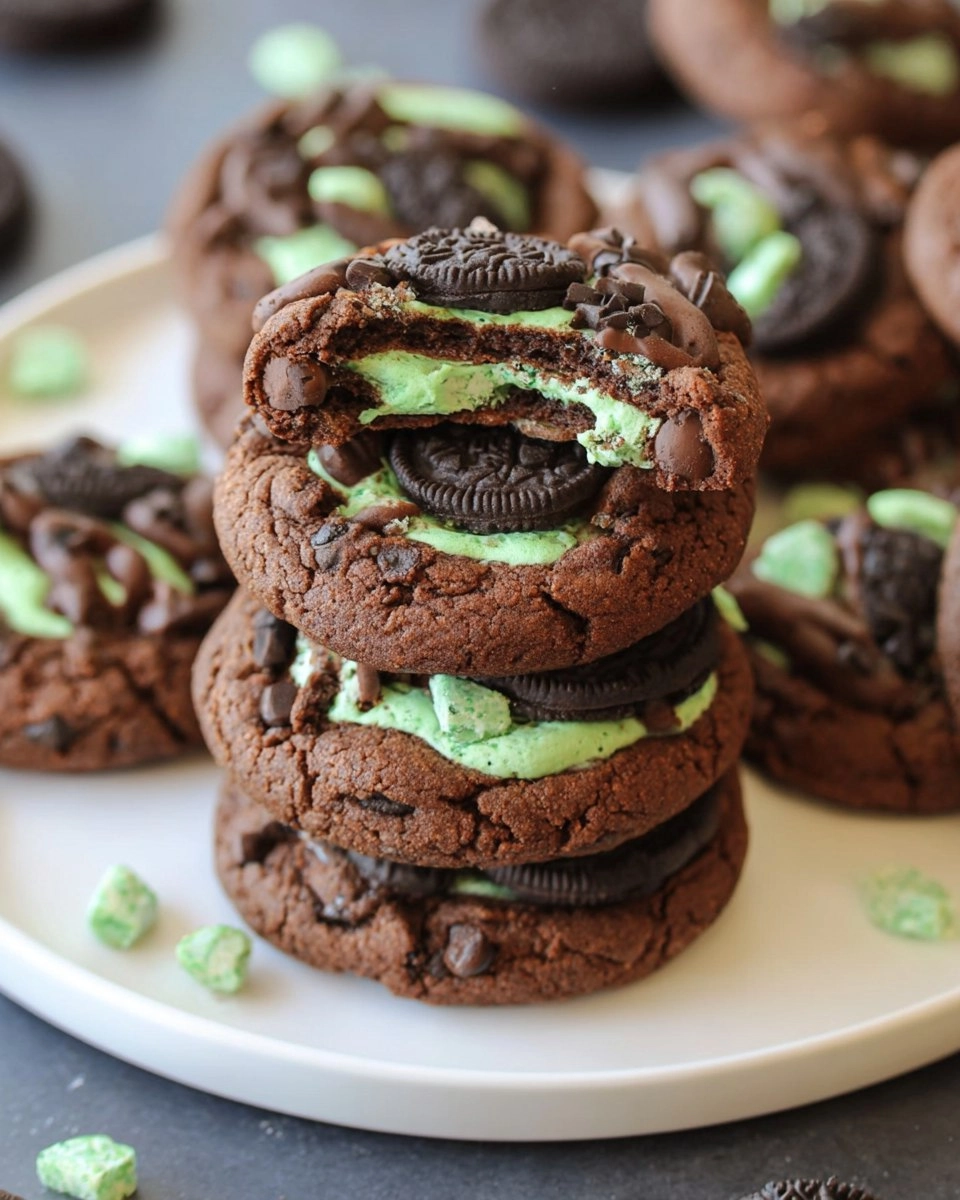 Chocolate Mint Oreo Cookies