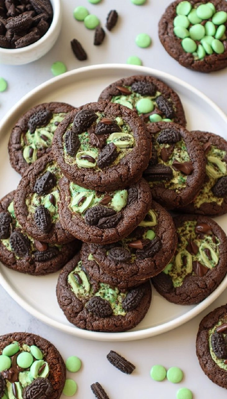 Chocolate Mint Oreo Cookies