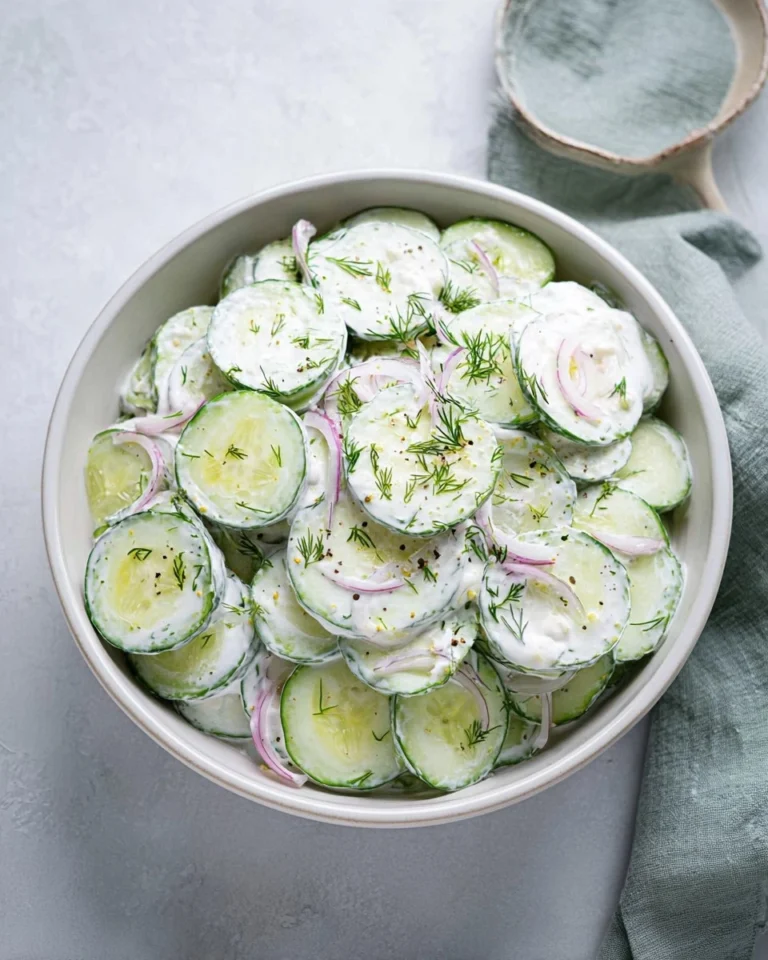 Creamy-Cucumber-Salad-with-Sour-Cream-Dill-Recipe