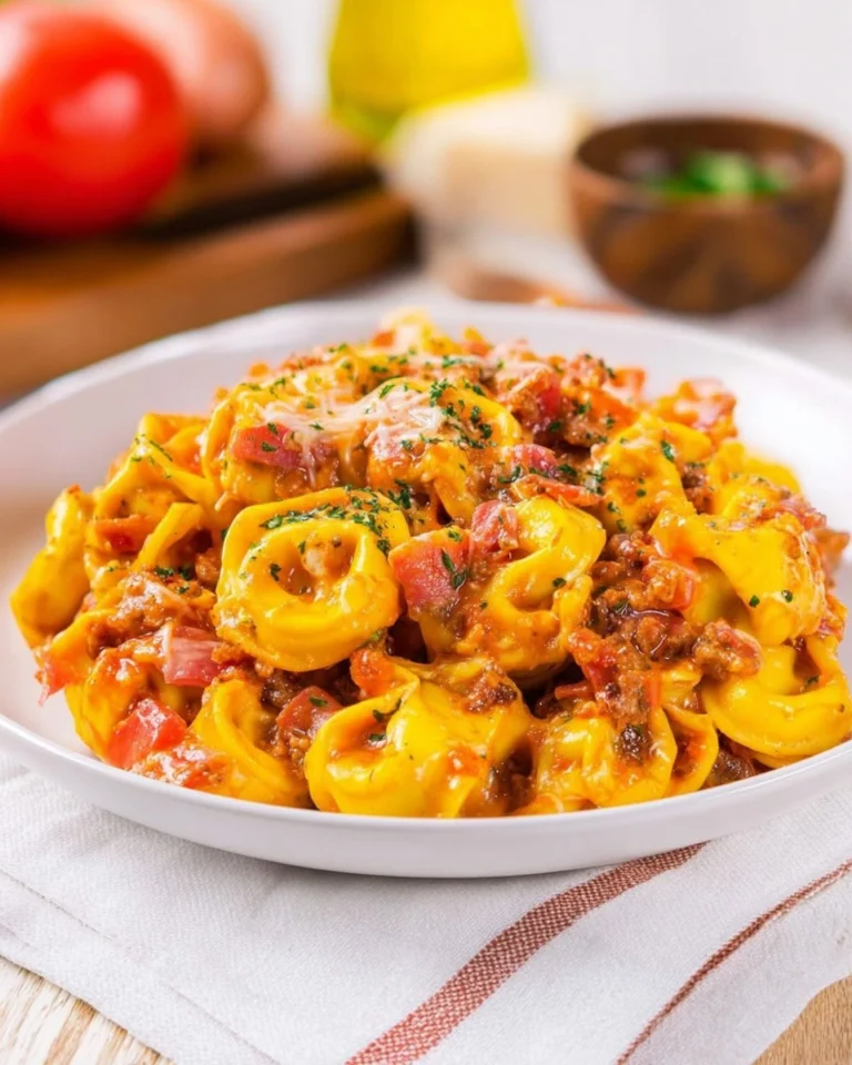 Crockpot-Bacon-Cheeseburger-Tortellini-Recipe