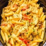 Crockpot-Chicken-Fajita-Pasta-Recipe
