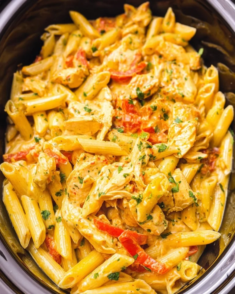 Crockpot-Chicken-Fajita-Pasta-Recipe