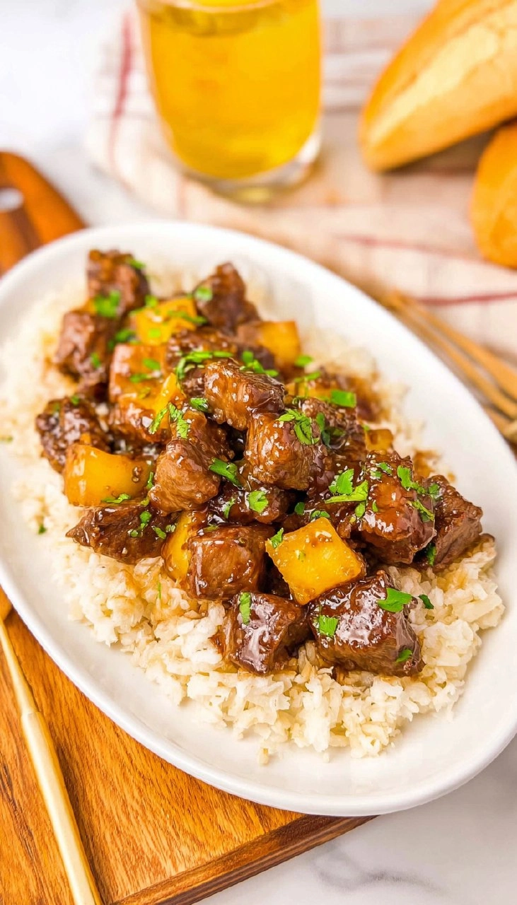 Crockpot Teriyaki Steak Bites