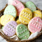 Easter Sugar Cookies with Royal Icing | Decorated Spring Cookie 118 Easter-Sugar-Cookies-with-Royal-Icing-Decorated-Spring-Cookie-Recipe
