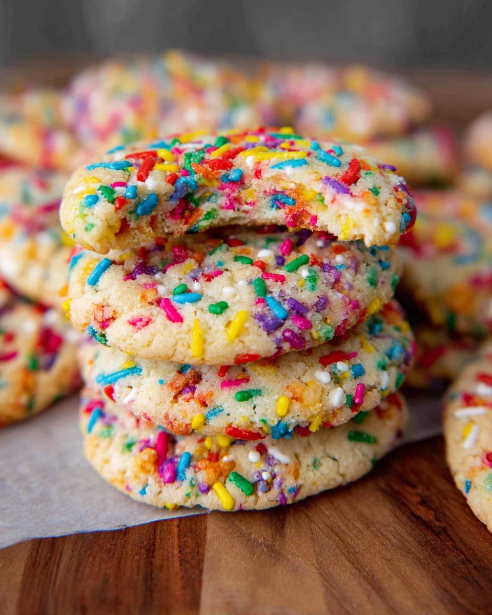Easy Confetti Cookies 
