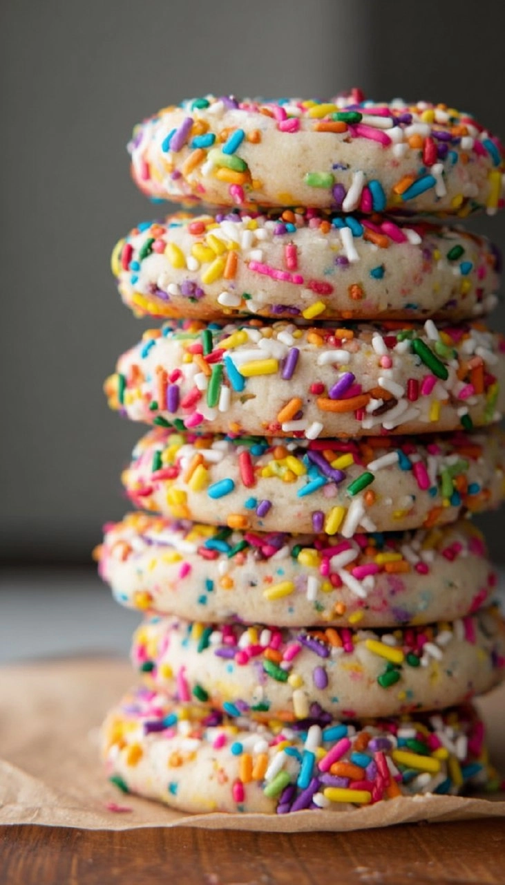 Easy Confetti Cookies 