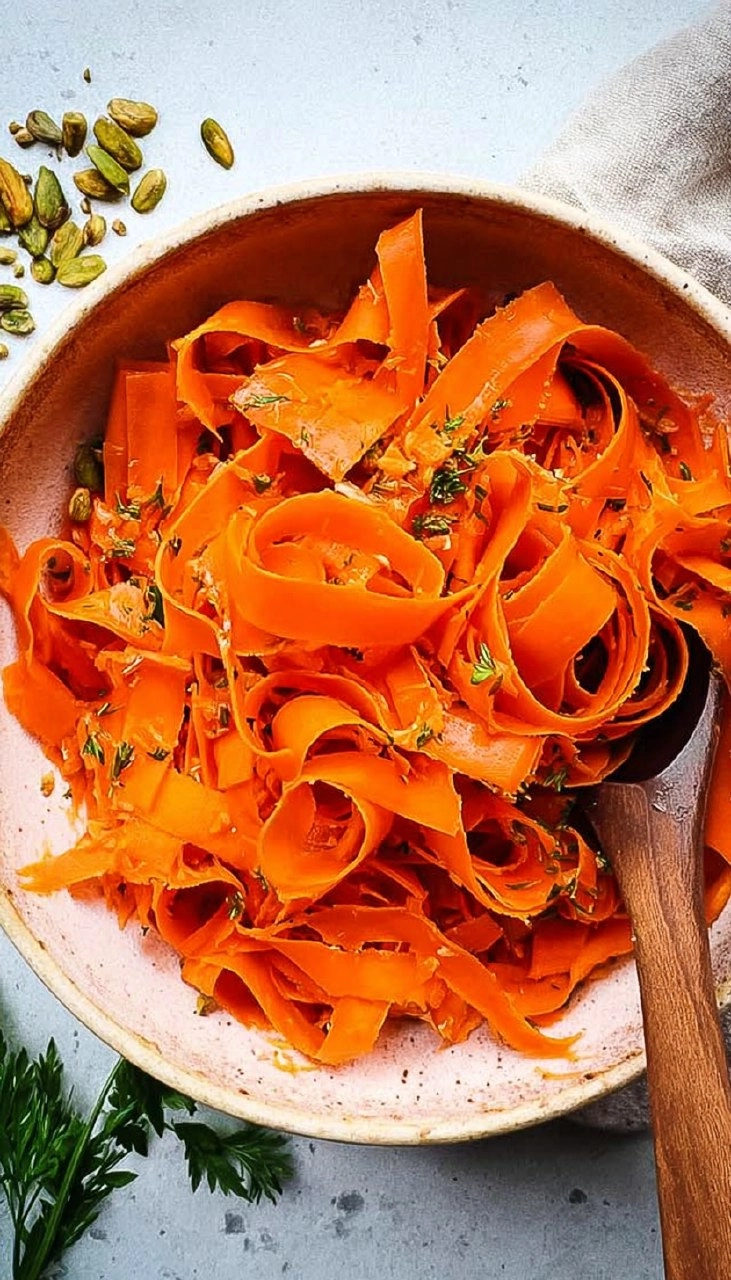 Fresh Carrot Ribbon Salad