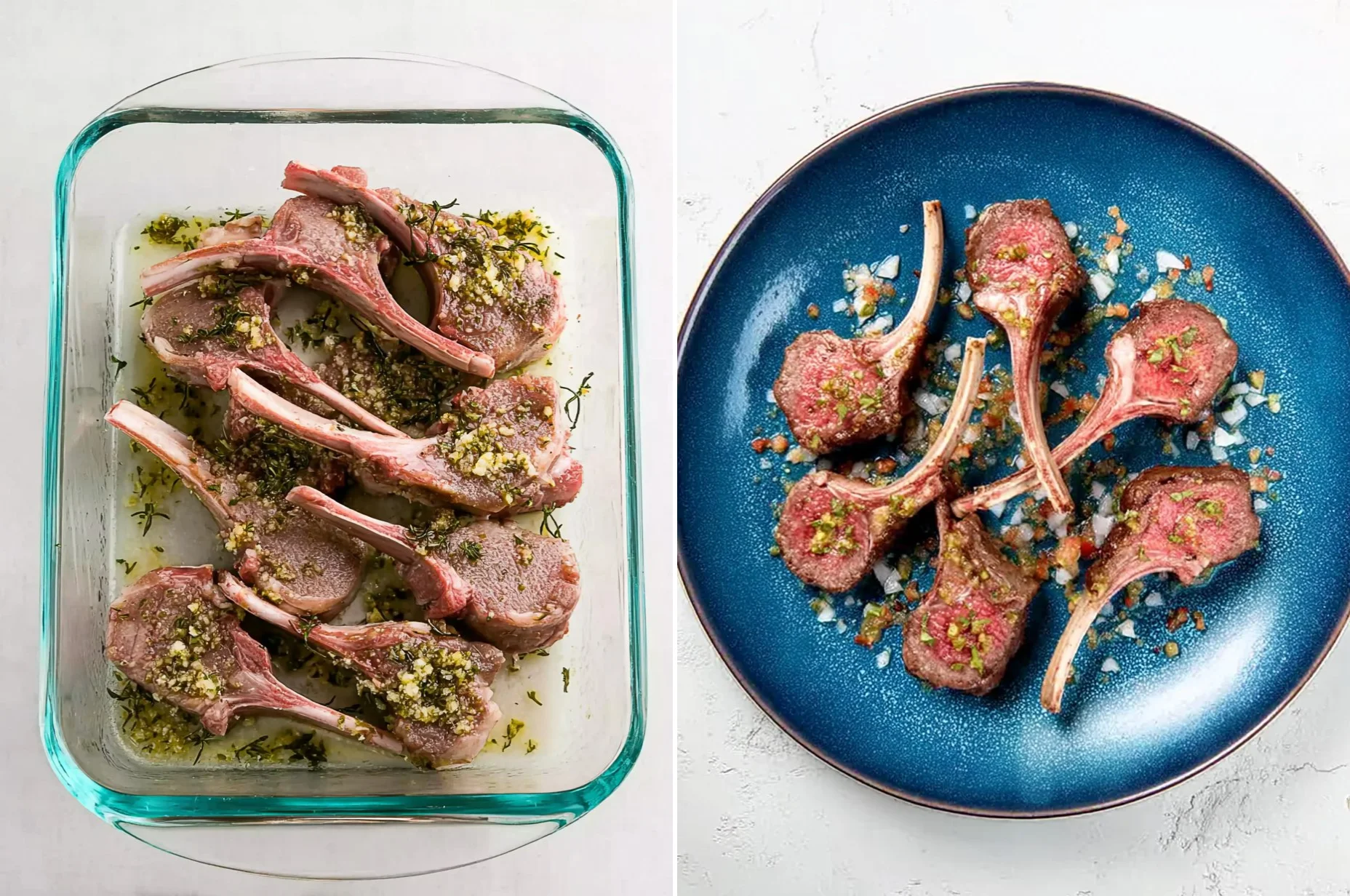 Garlic & Herb Crusted Lamb Chops (Easter Centerpiece)