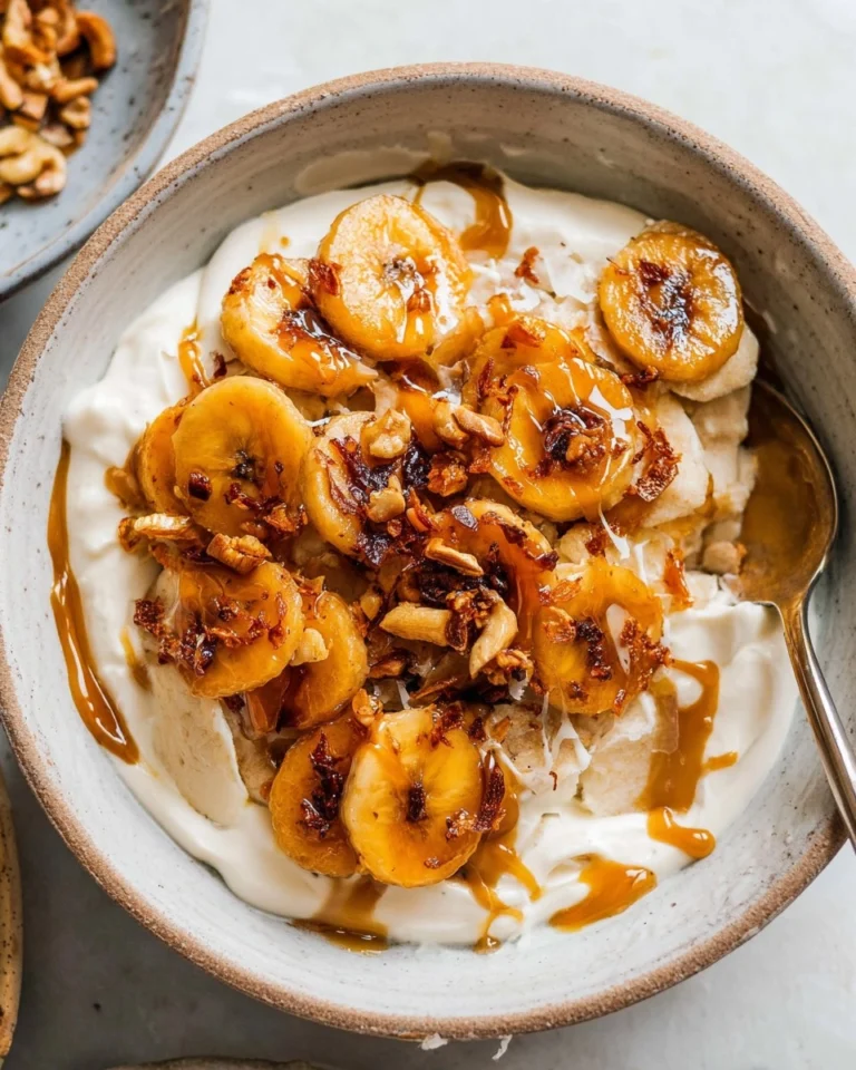 High-Protein-Caramelized-Banana-Yogurt-Bowl-Recipe