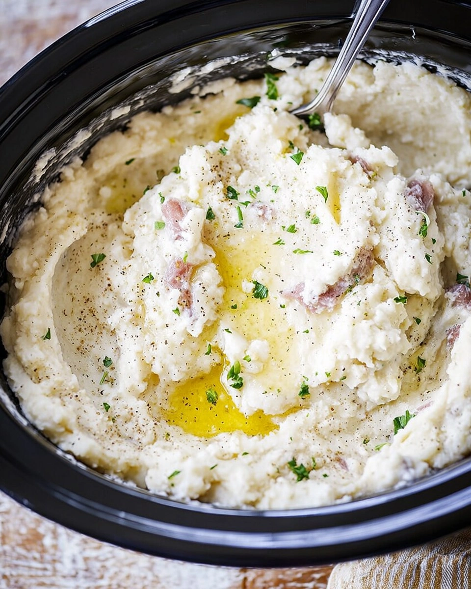 Make Ahead Crockpot Mashed Potatoes