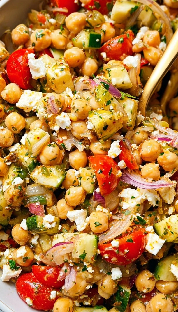 Mediterranean Chickpea Salad