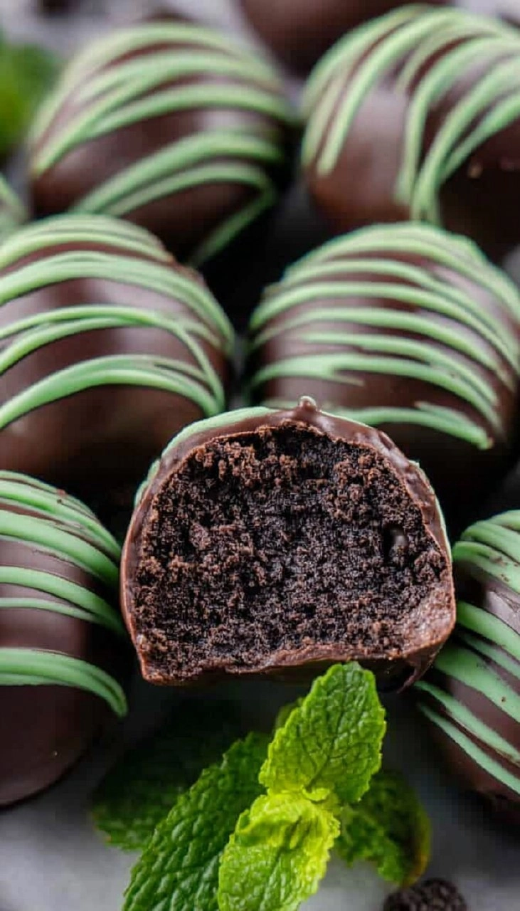 Mint Oreo Truffles