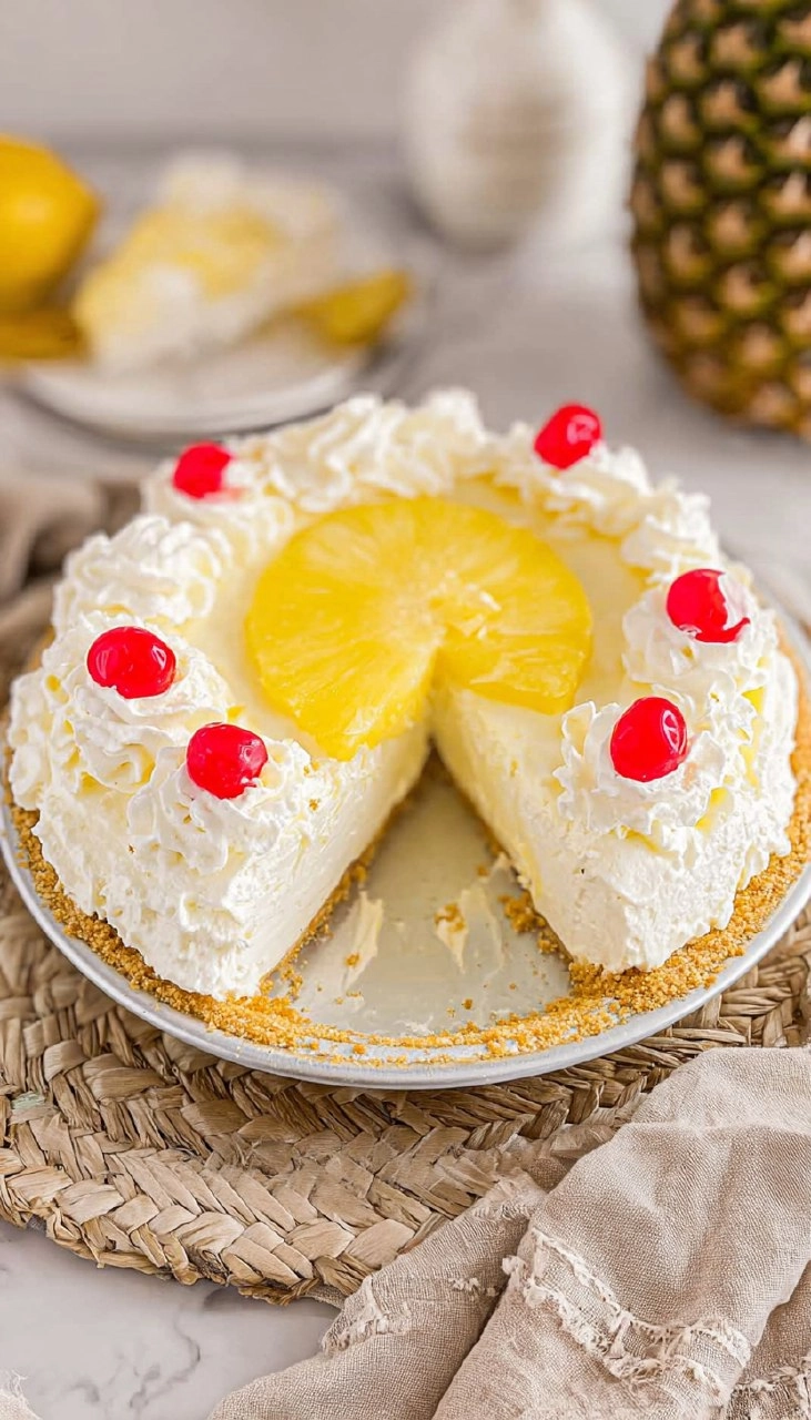 No Bake Pineapple Pie