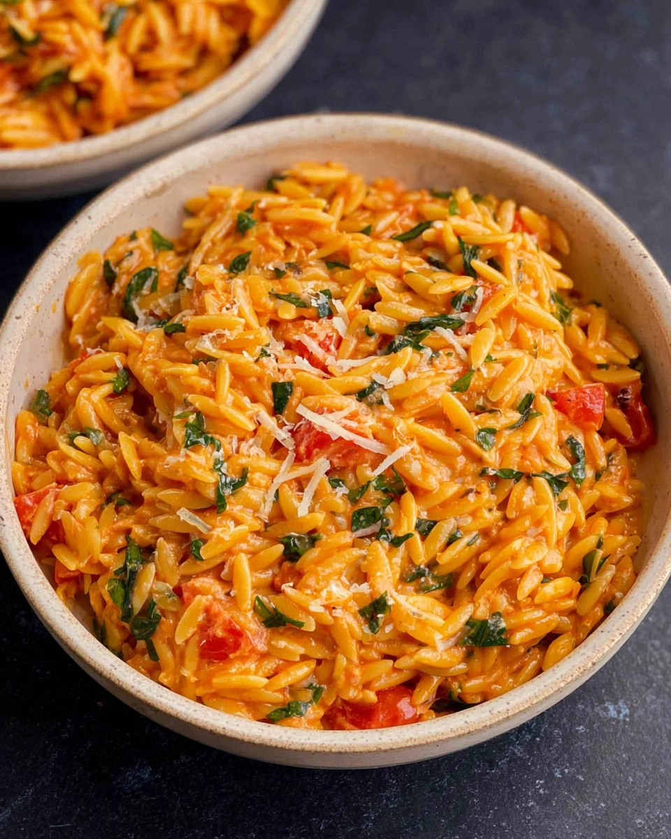 One Pot Creamy Tomato Orzo 145 One Pot Creamy Tomato Orzo