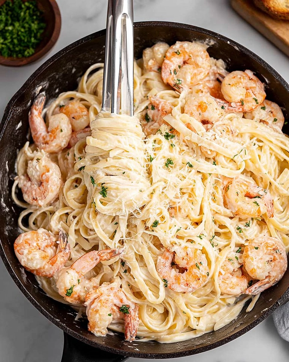 Shrimp Alfredo Pasta