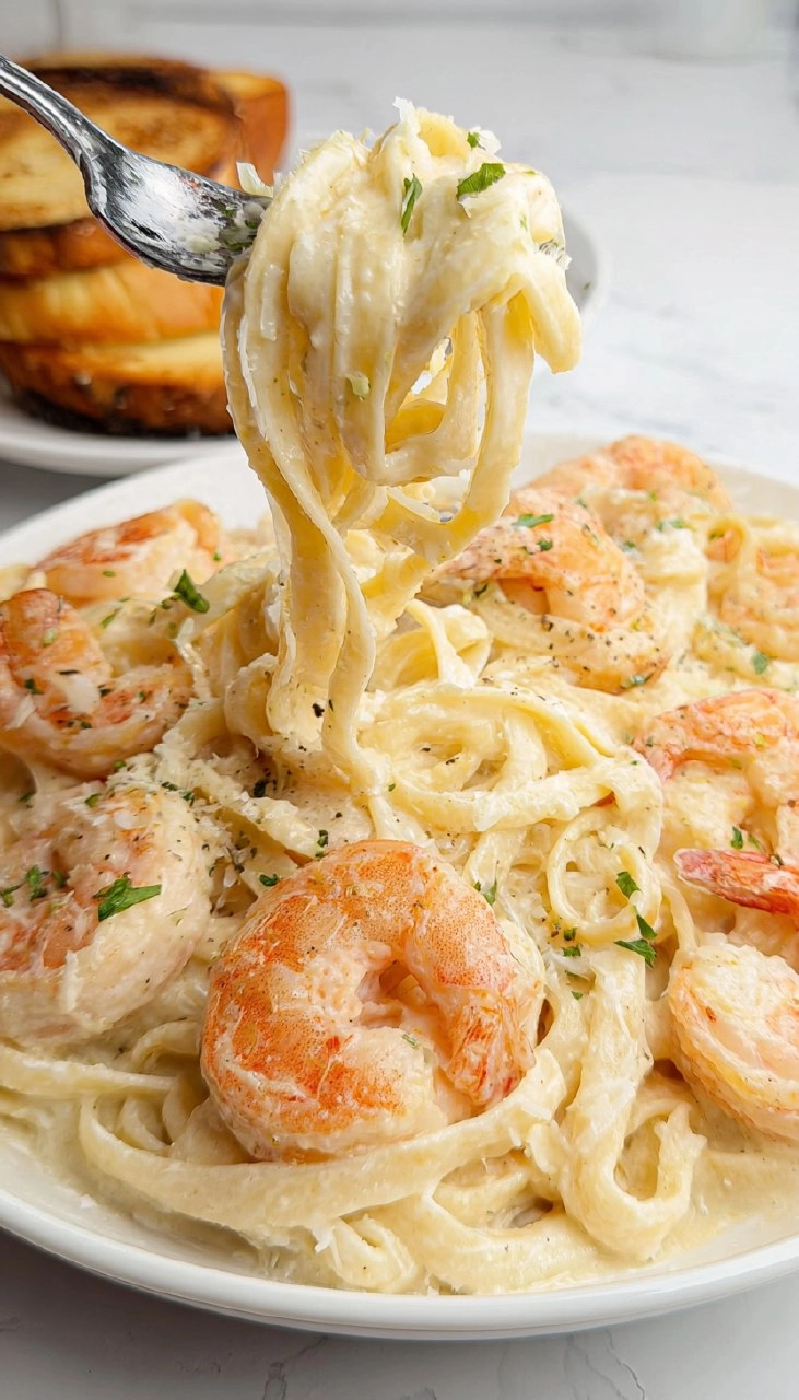 Shrimp Alfredo Pasta