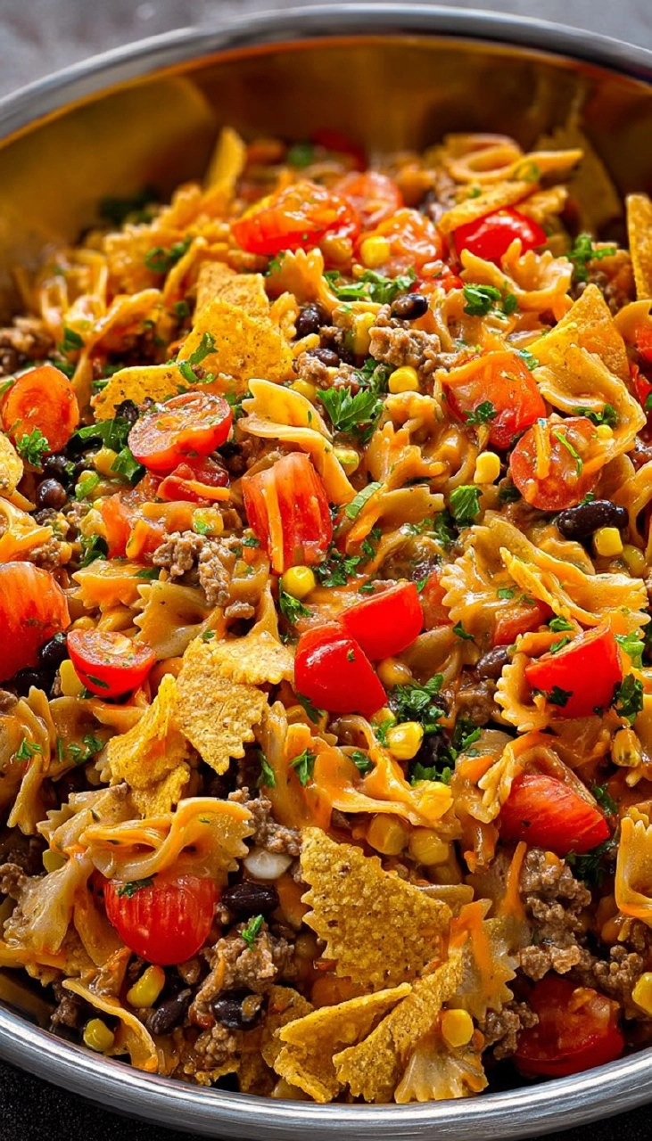 Taco Pasta Salad (Easy Summer Version)