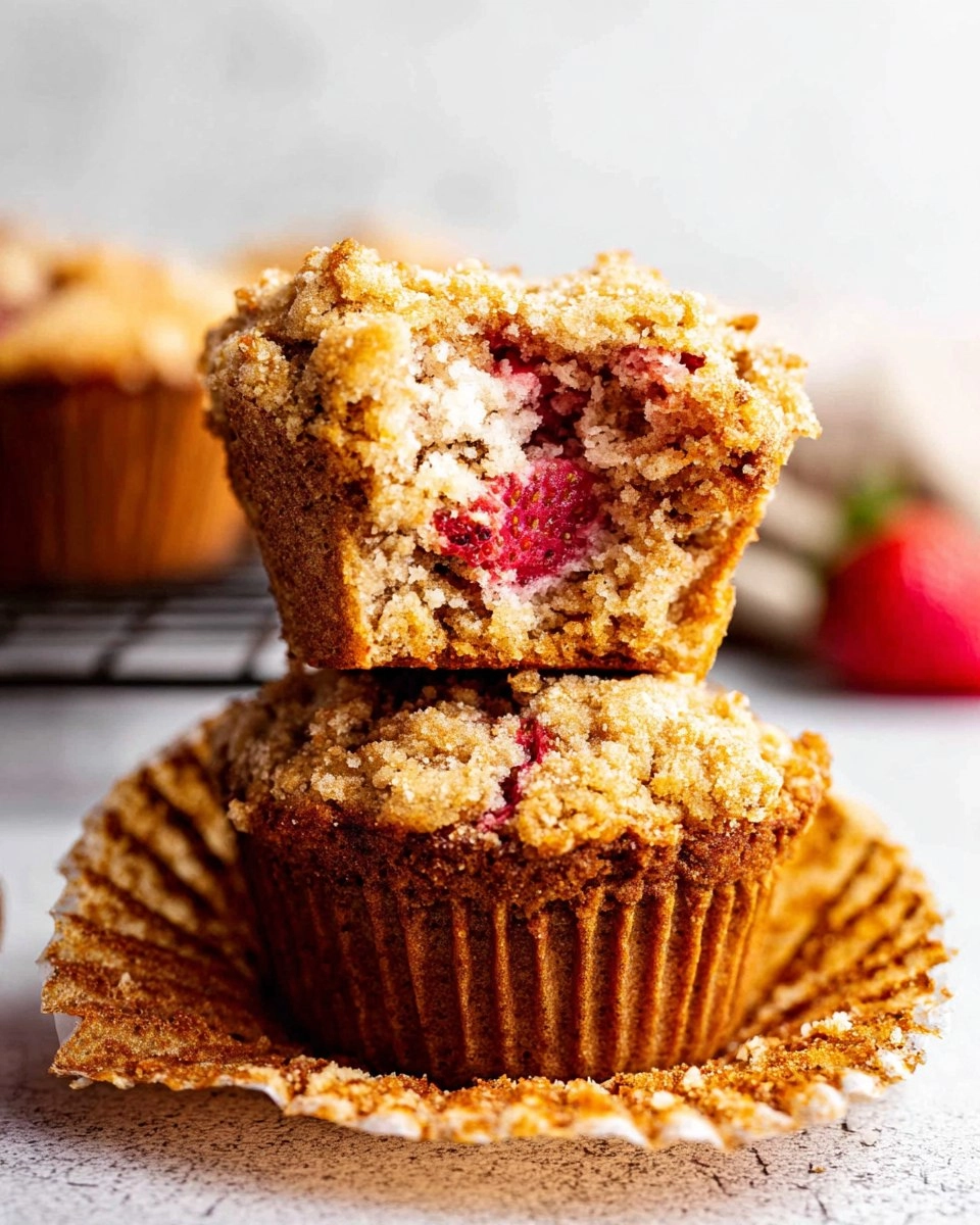 Almond Flour Strawberry Muffins