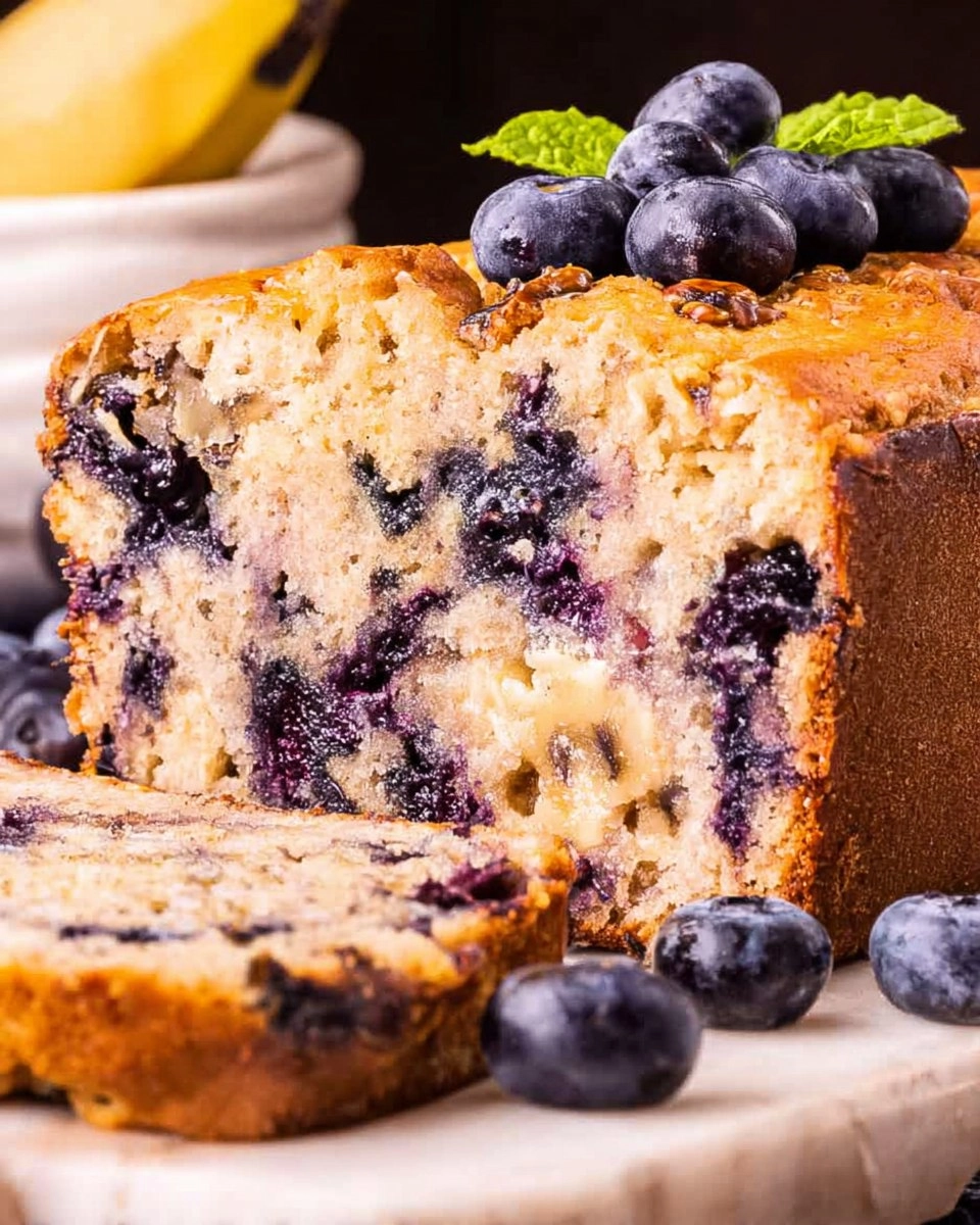 Blueberry Banana Bread 124 Blueberry Banana Bread