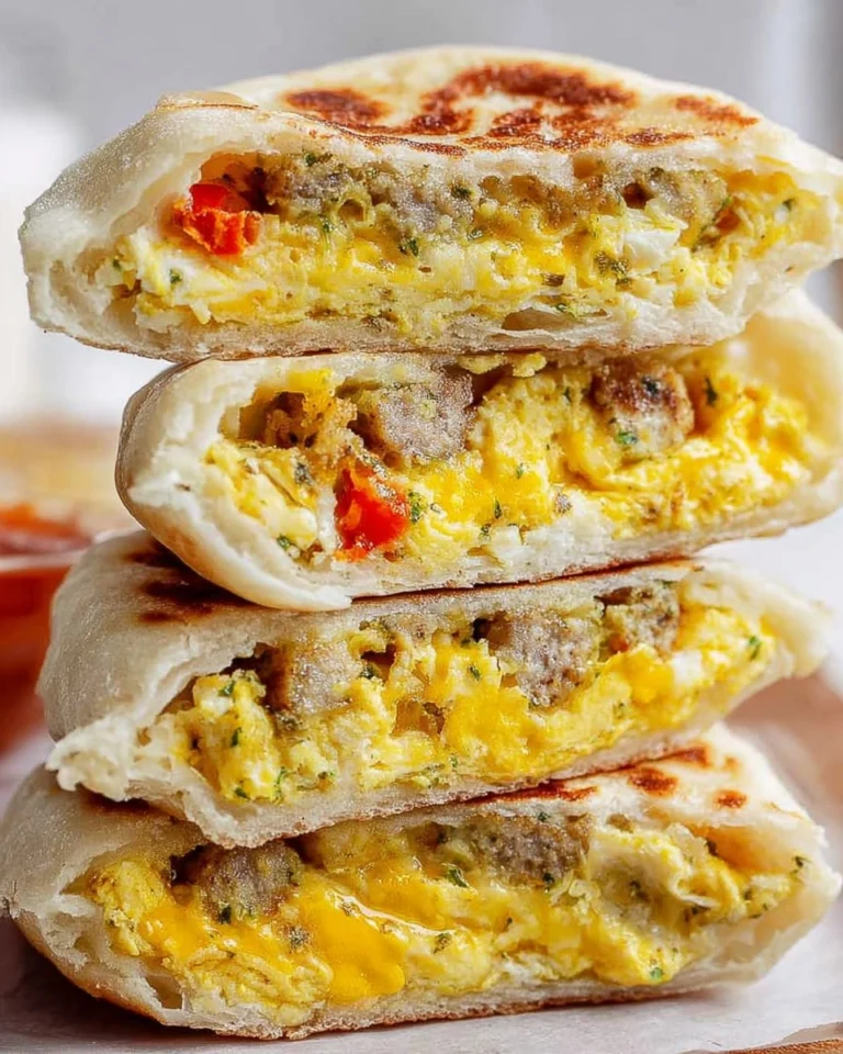 Breakfast-Stuffed-Cottage-Cheese-English-Muffins-High-Protein-Recipe