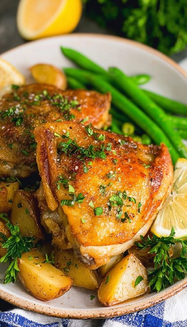 Chicken Vesuvio