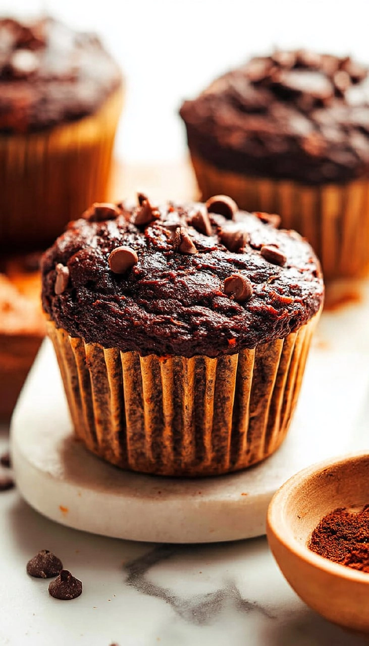 Chocolate Banana Muffins