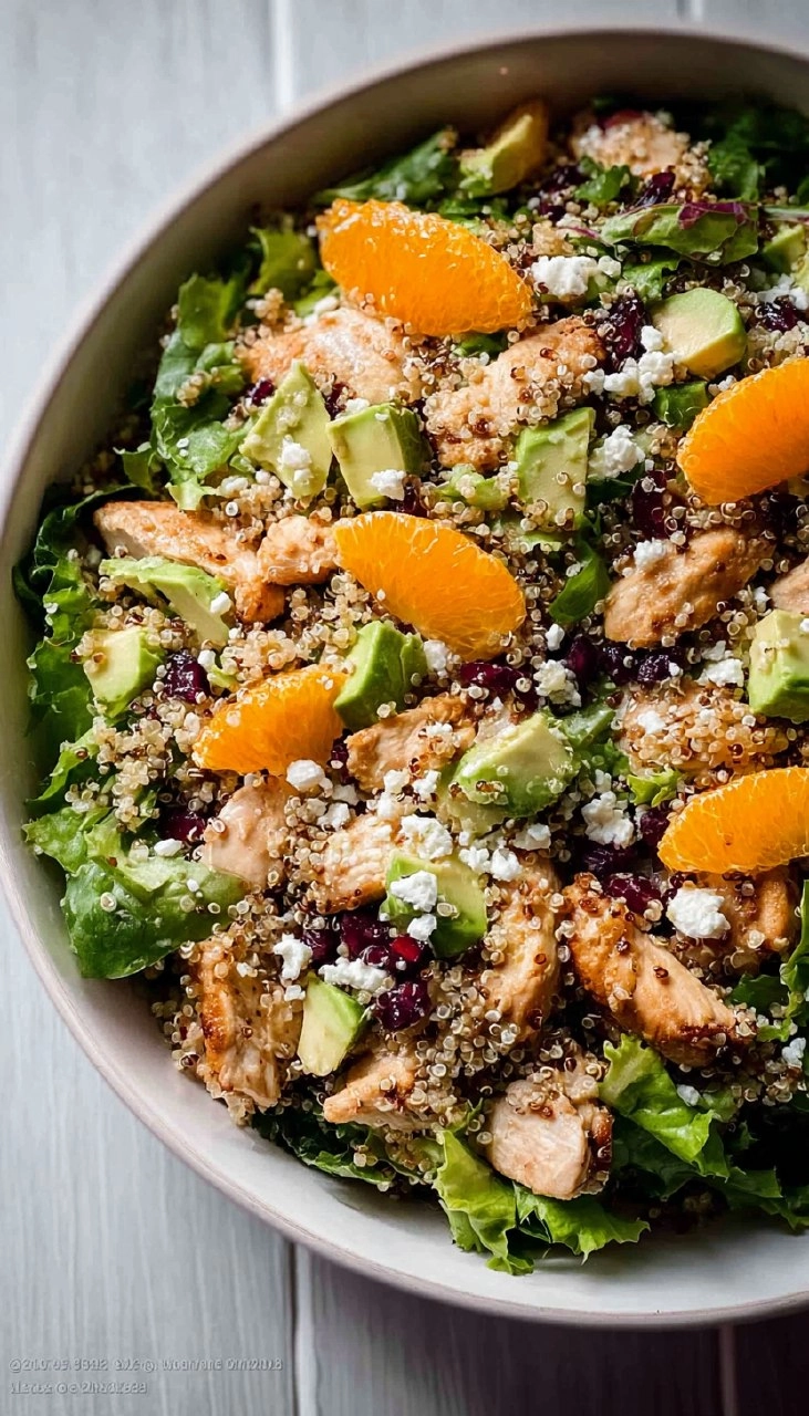 Citrus Chicken Quinoa Salad