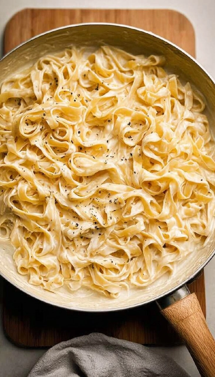 Cottage Cheese Alfredo (High Protein Pasta)
