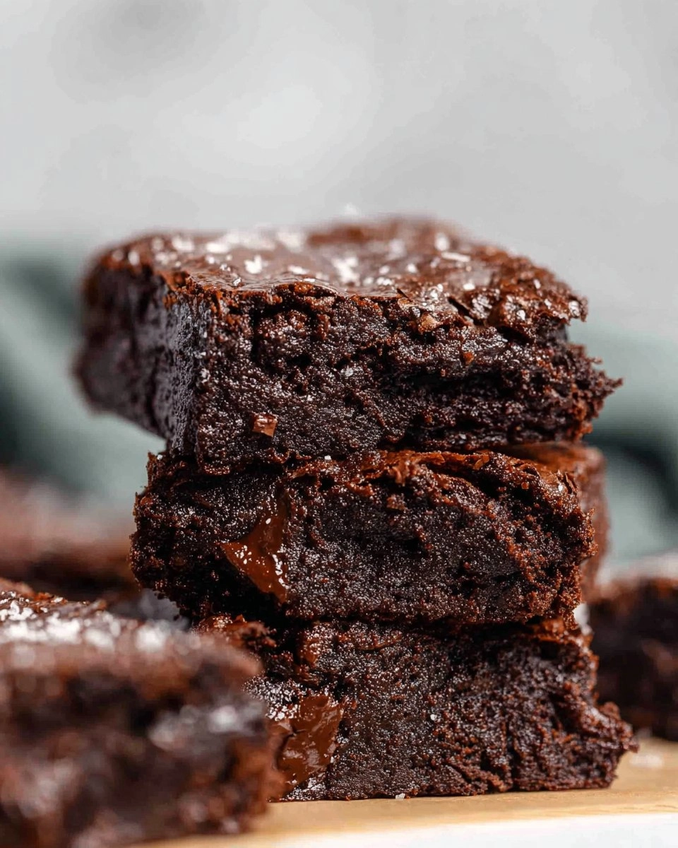Fudgy Vegan Brownies (Applesauce Brownies)