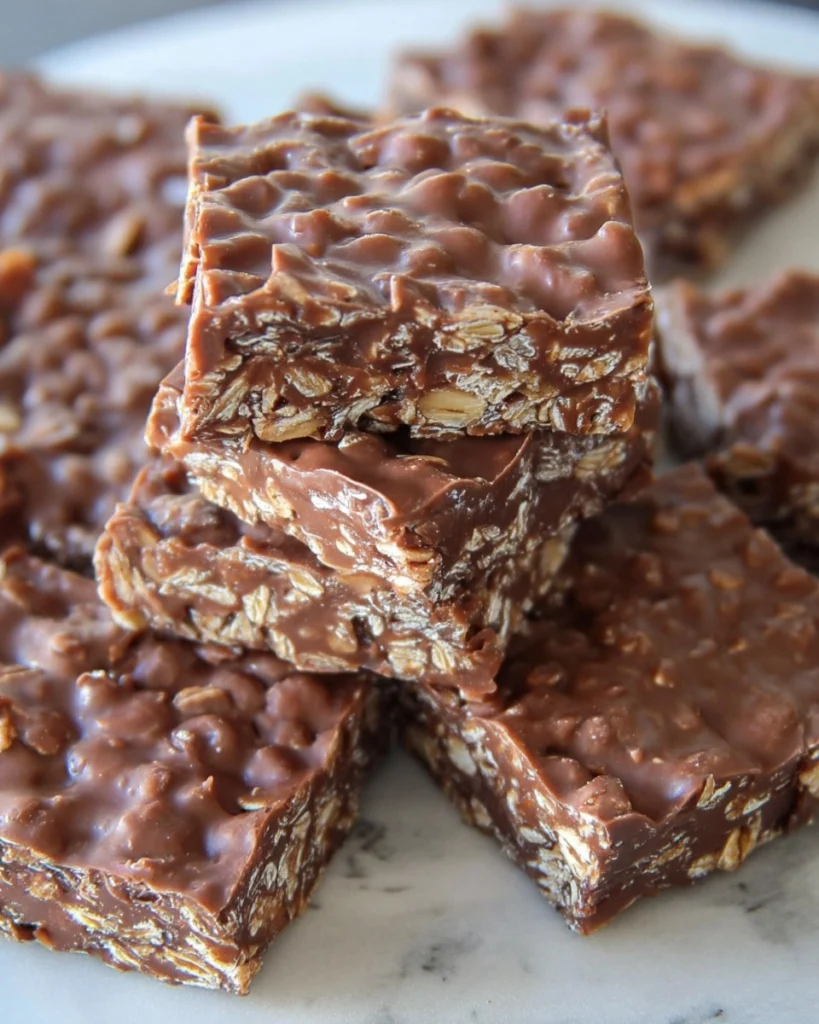 No-Bake-Chocolate-Peanut-Butter-Oat-Bars-Recipe