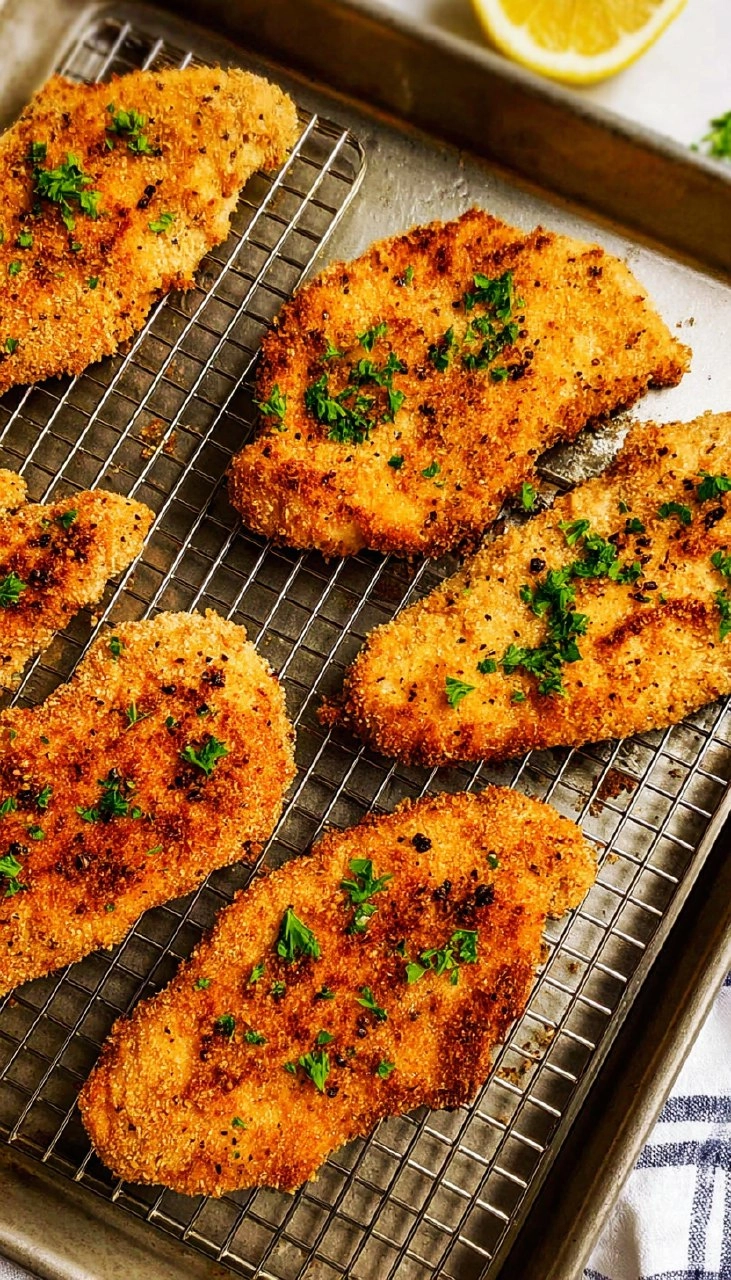Oven Baked Chicken Cutlets