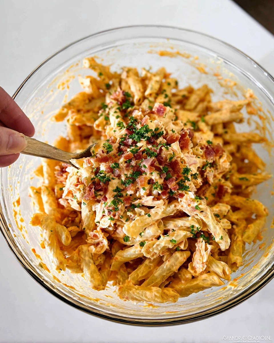 Pimento Cheese Pasta Salad