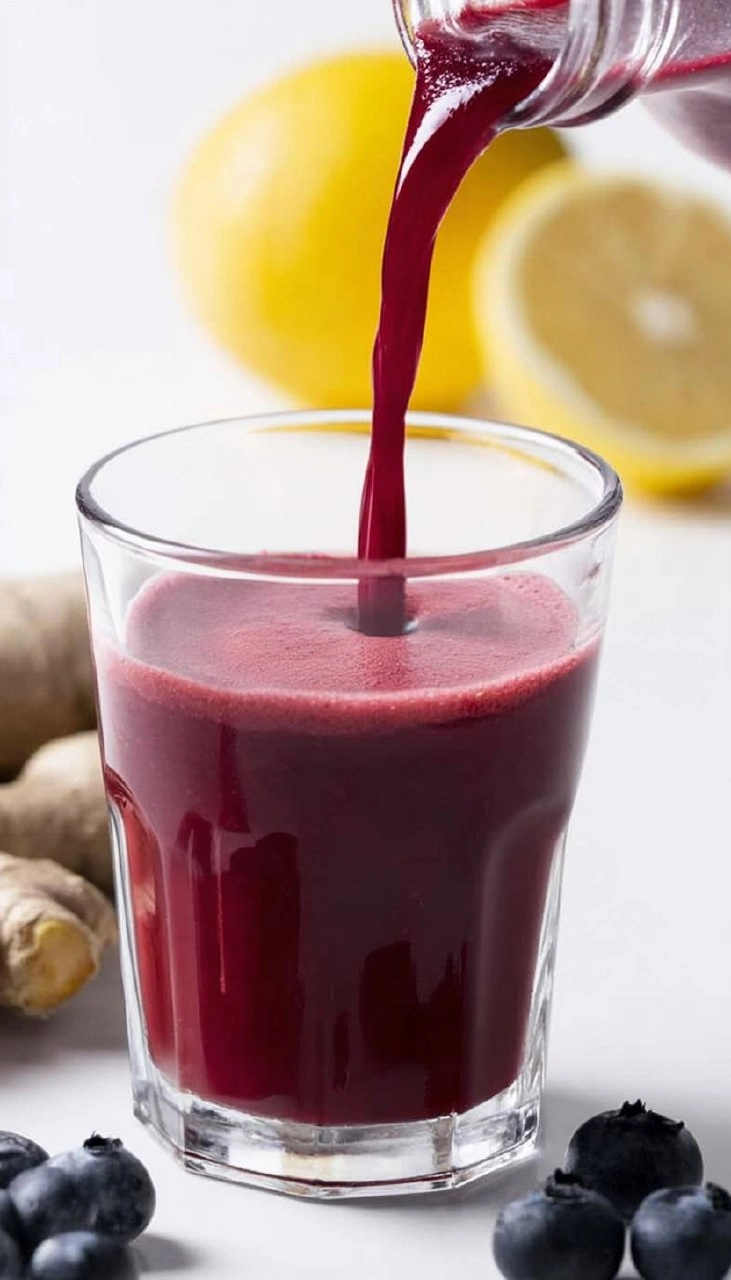 Superfood Blueberry Lemon Shot