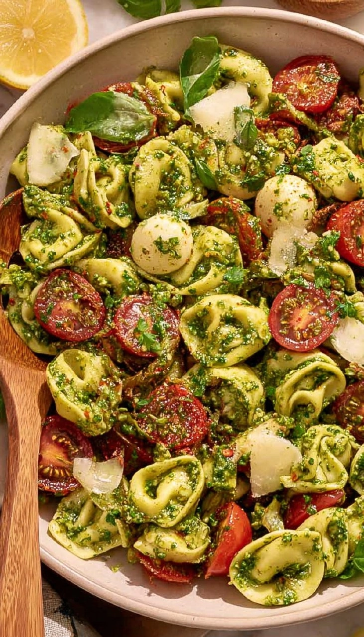 Tortellini Pesto Salad