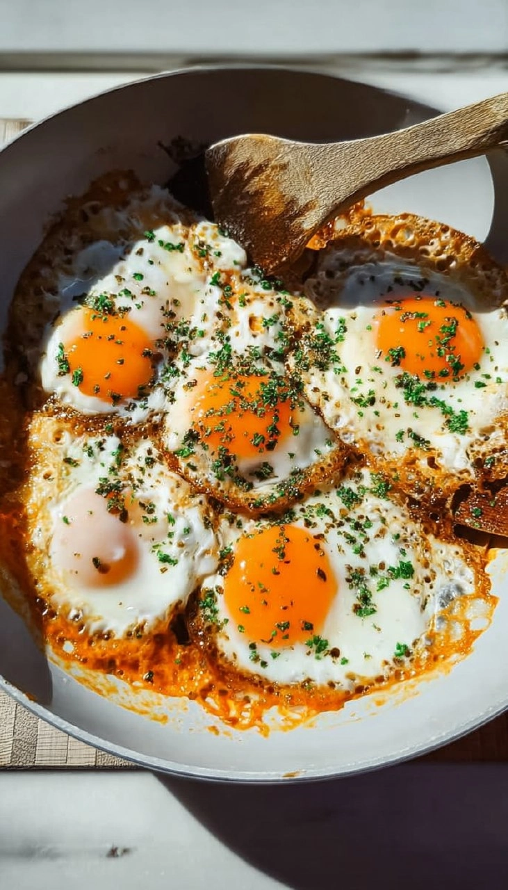 Viral Heavy Cream Fried Eggs