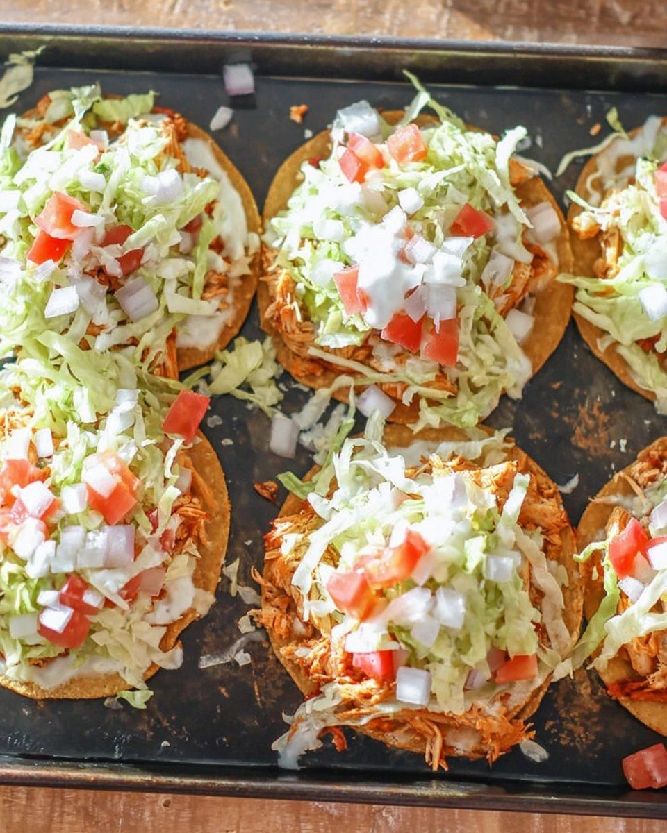 Baked Chicken Tostadas