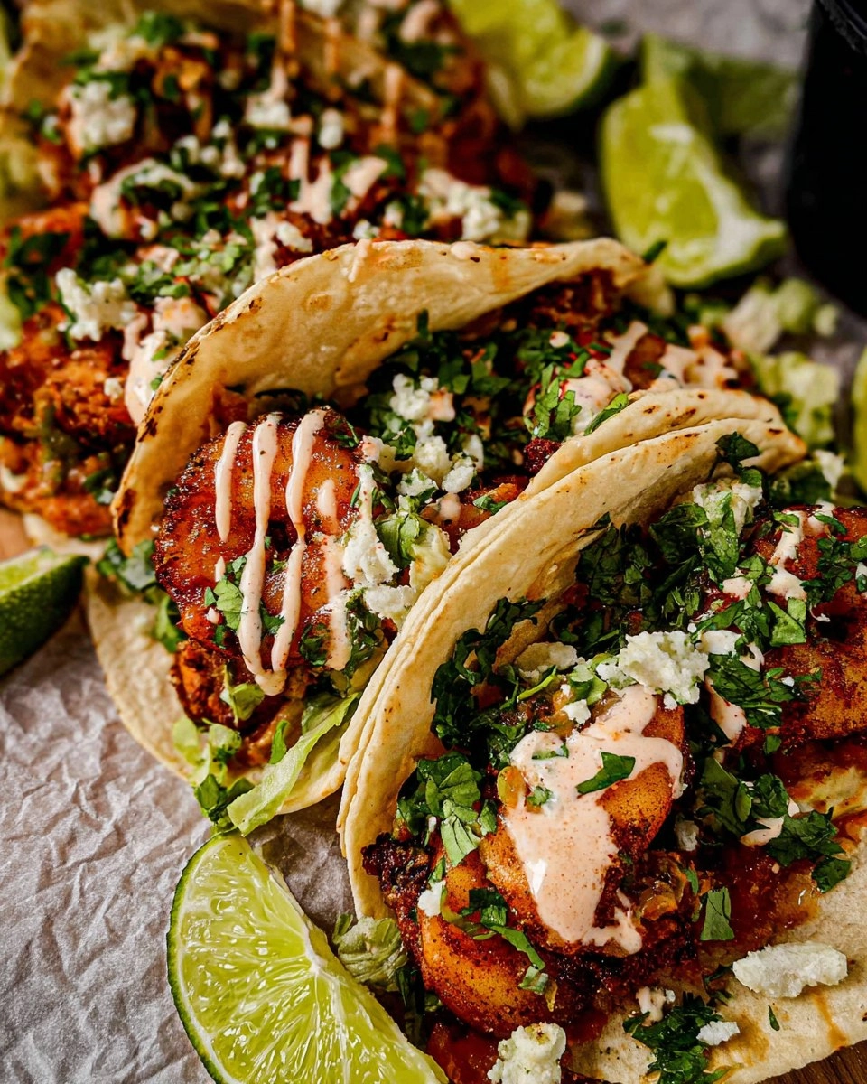 Blackened Shrimp Tacos