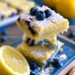 Blueberry-Lemon-Bars-Sweet-Tart-Picnic-Dessert-Squares-Recipe