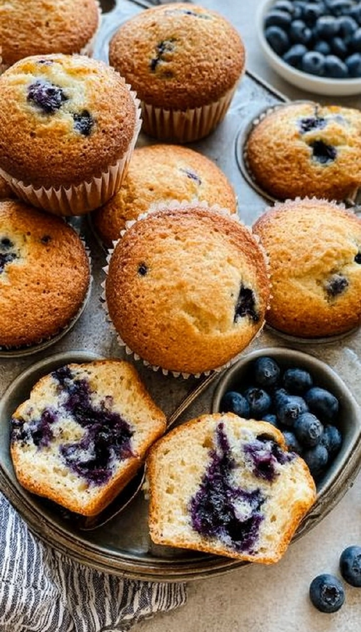 Blueberry Yogurt Muffins