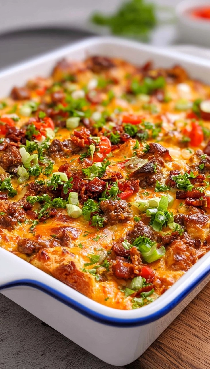 Breakfast Casserole | Easy Make-Ahead Father’s Day Brunch Bake