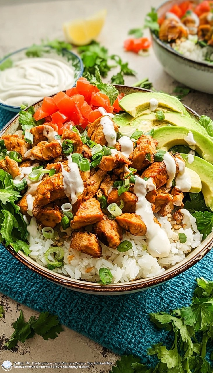 Buffalo Chicken Bowl (With Rice)