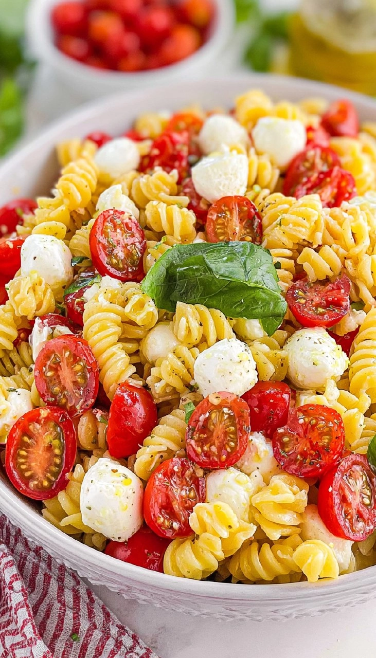 Caprese Pasta Salad 100 Caprese Pasta Salad