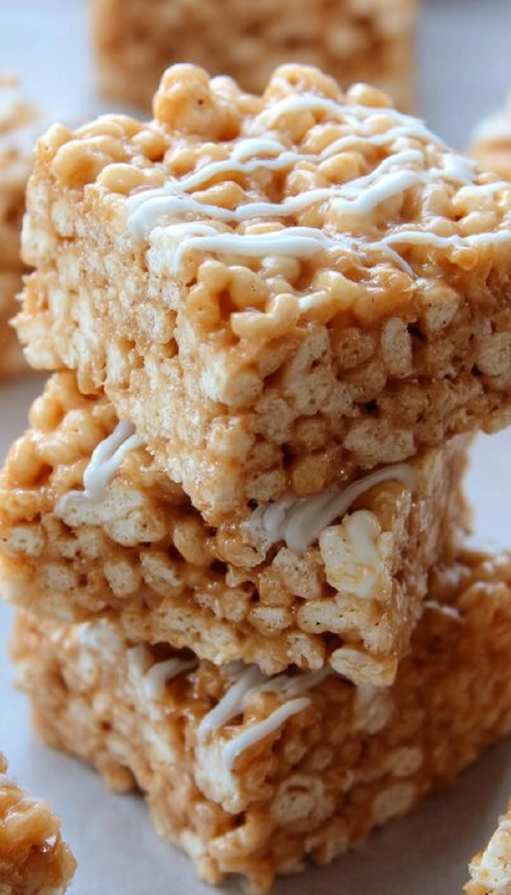 Caramel Rice Krispie Treats