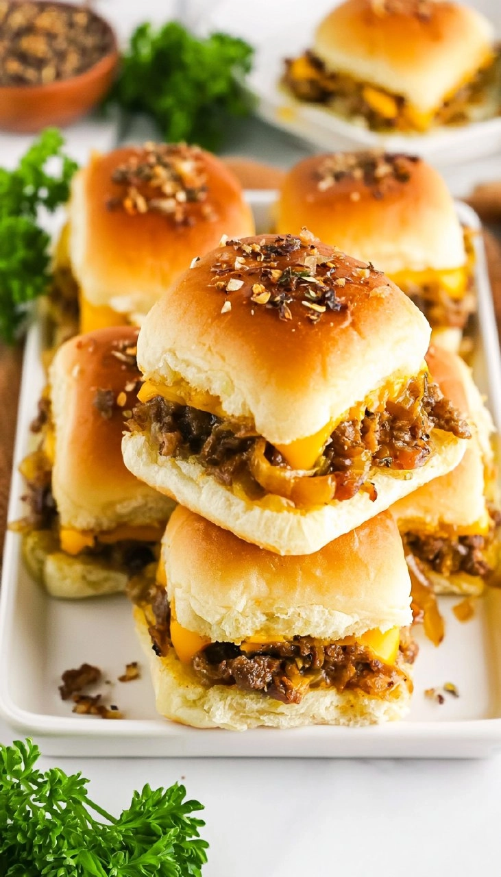 Cheeseburger Sliders | Easy Crowd-Pleasing Memorial Day Appetizer