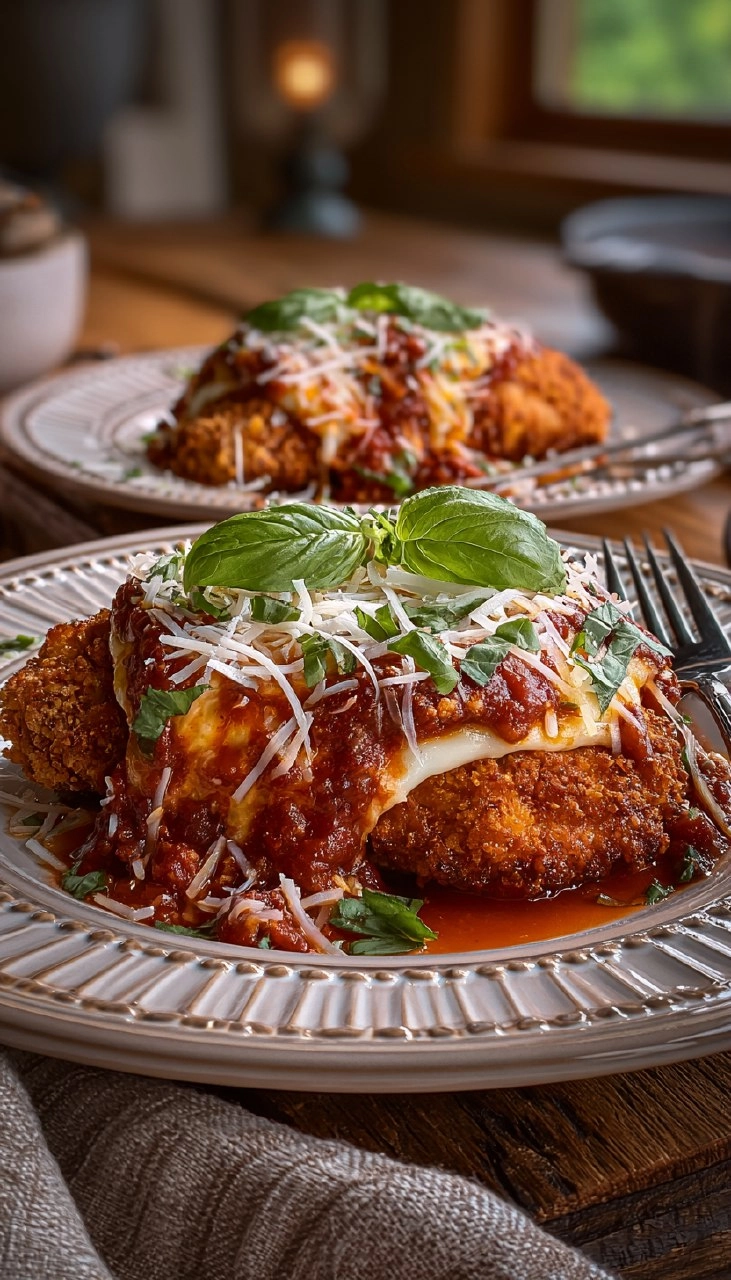 Chicken Parmesan | Crispy Baked Italian Comfort Dinner
