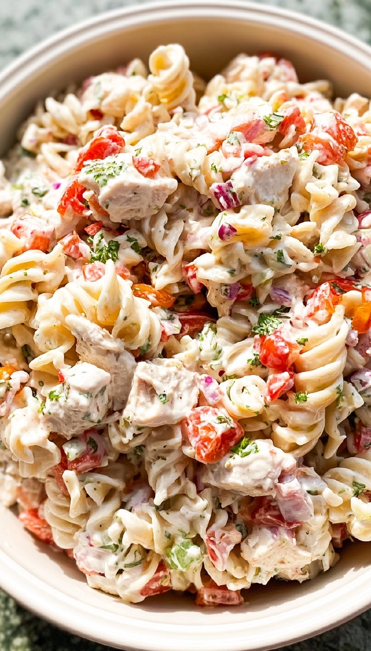 Chicken Ranch Pasta Salad 70 Chicken Ranch Pasta Salad