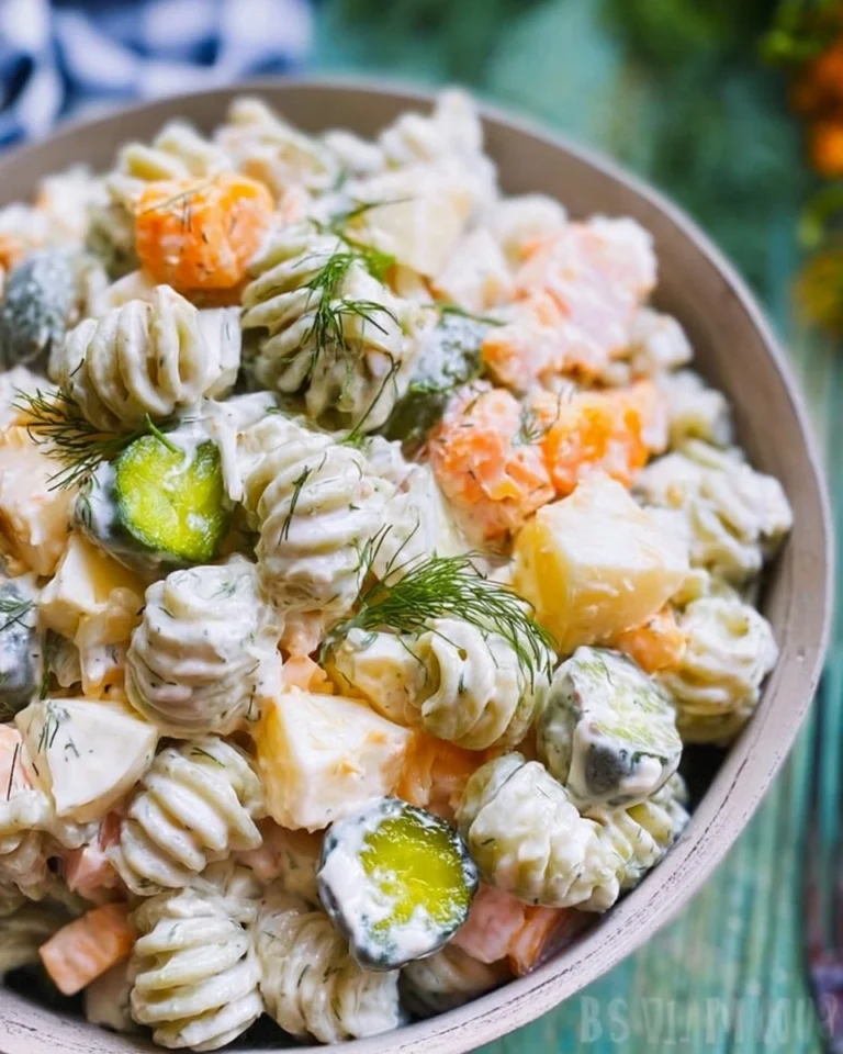 Creamy-Dill-Pickle-Pasta-Salad-Recipe
