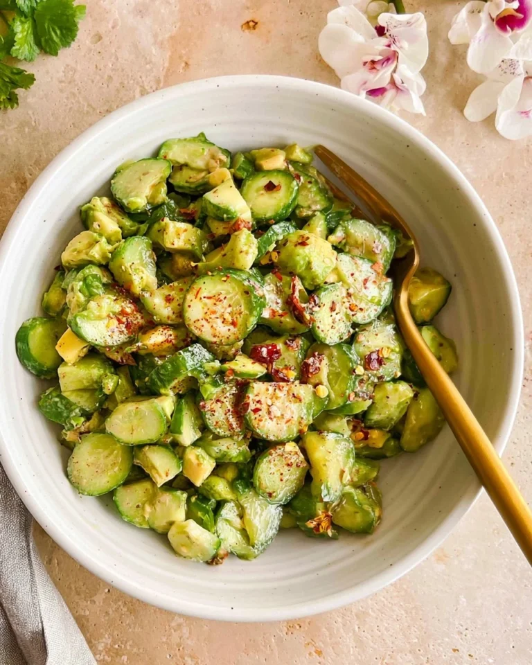 Cucumber-Avocado-Salad-Creamy-and-Ready-in-10-minutes-Recipe
