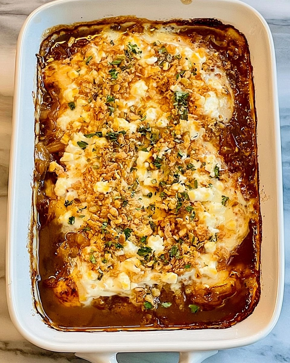 French Onion Chicken Bake