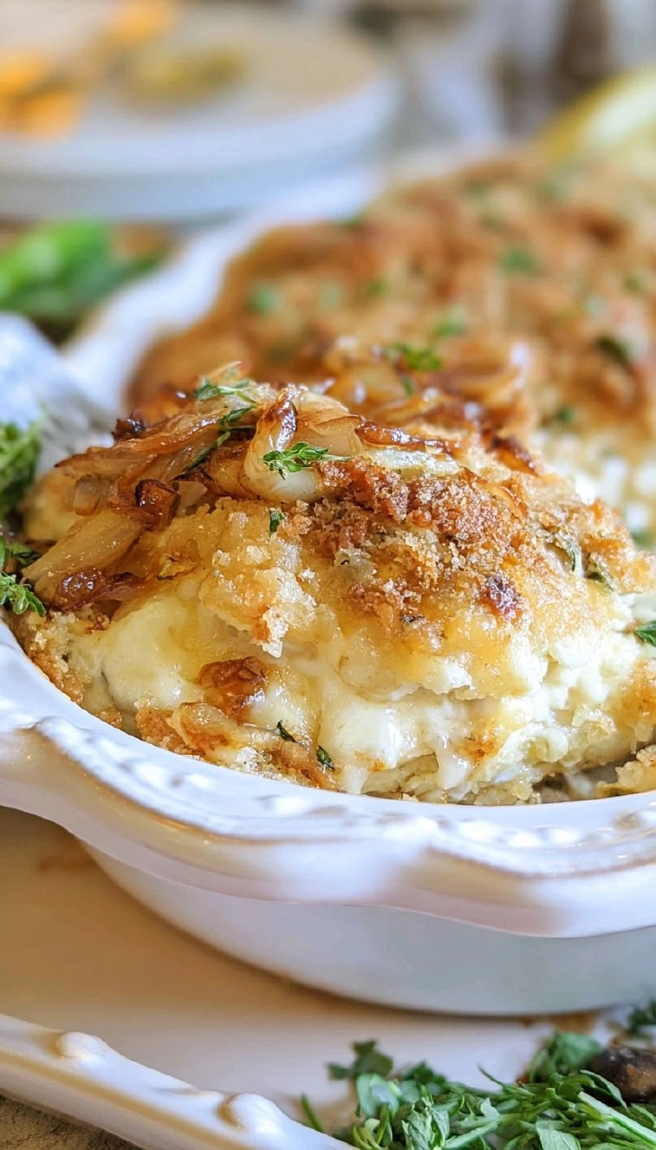 French Onion Chicken Bake